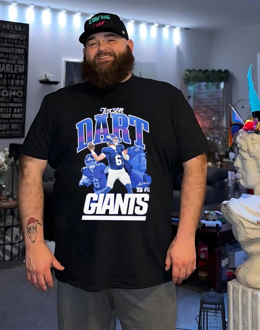 New York Giants Jaxson Dart Triple Pic shirt
