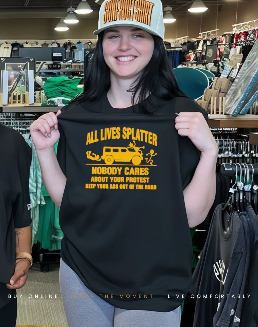 All lives splatter nobody cares about your protest keep your out of the road classic shirt
