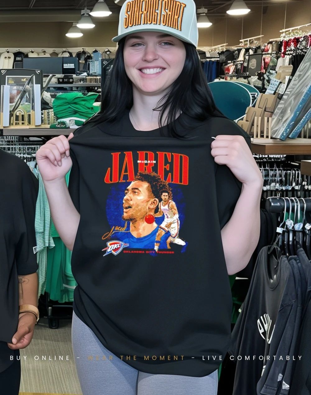 Jared McCain Oklahoma City Thunder Dual signature shirt