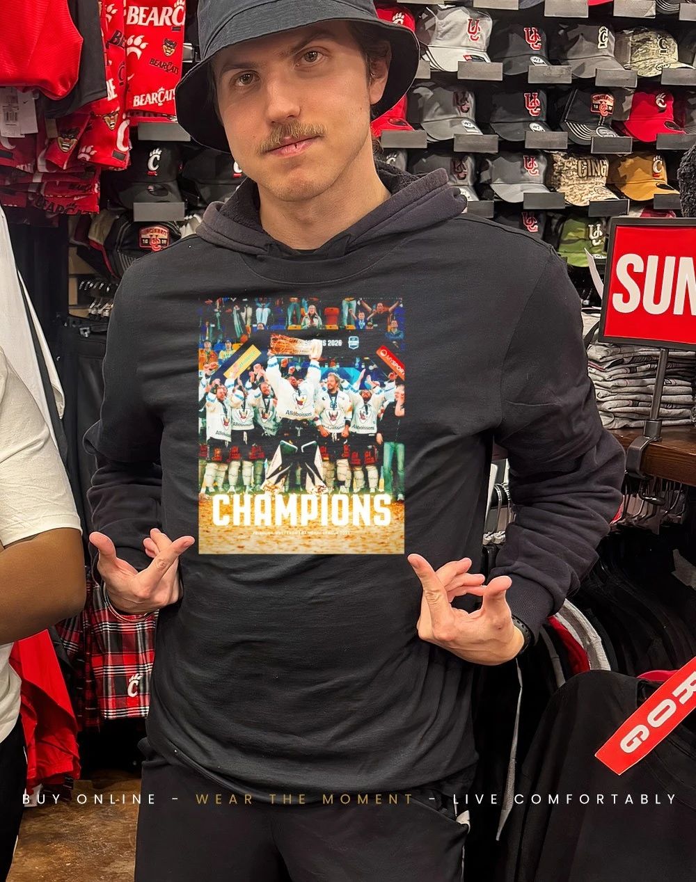 Fribourg-Gottéron 2026 Champions poster shirt