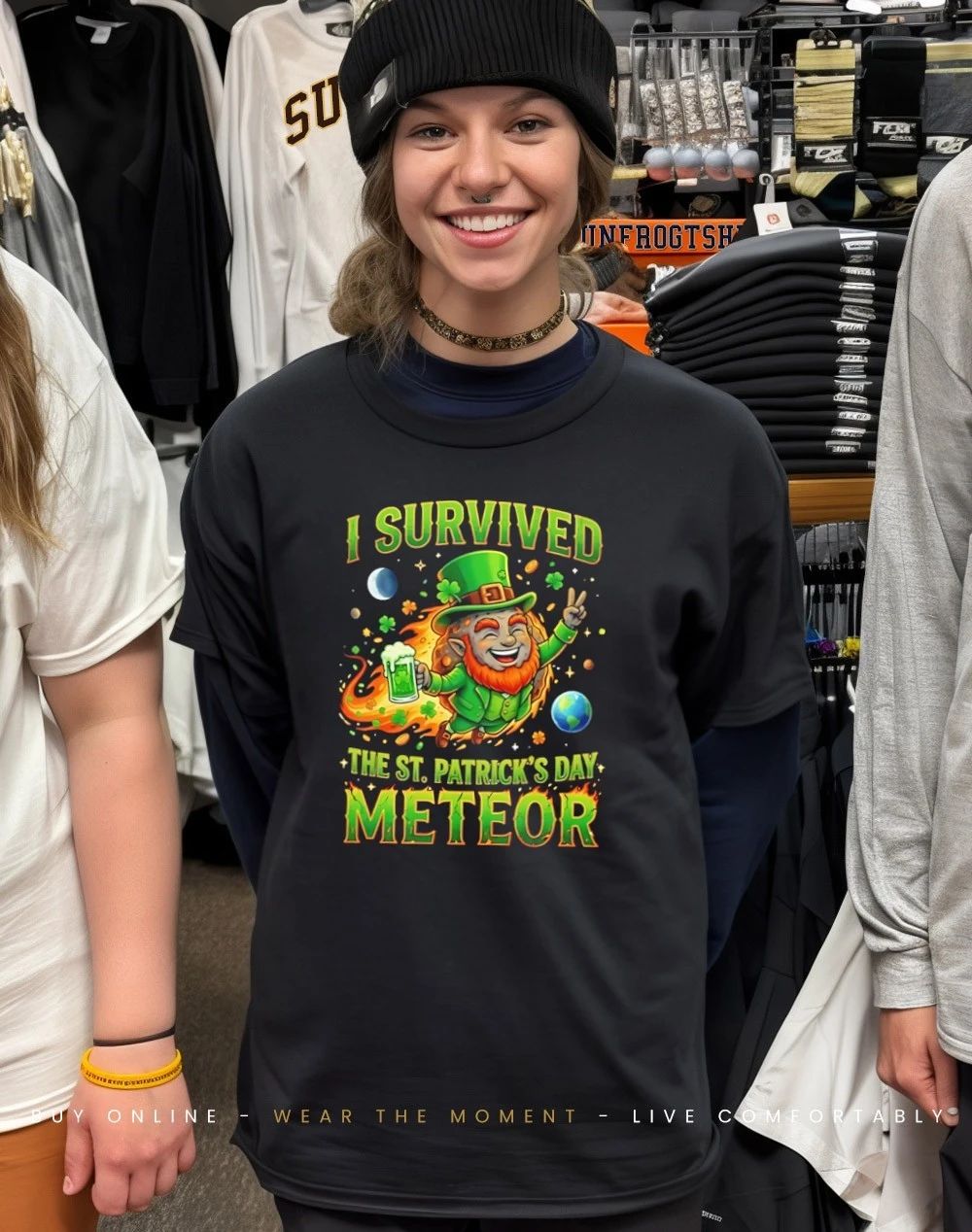 I Survived The St Patrick’s Day Meteor 2026 shirt