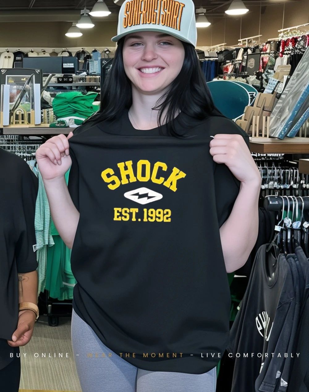 Marcus Fakatou Shock Est 1992 Shirt