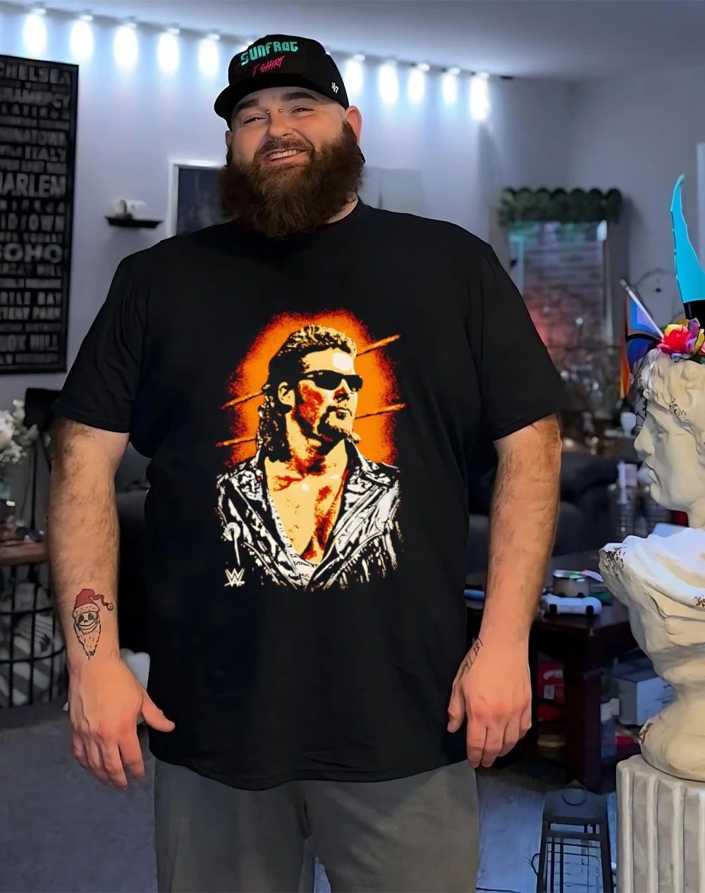 Black Kevin Nash Big Daddy Cool graphic shirt