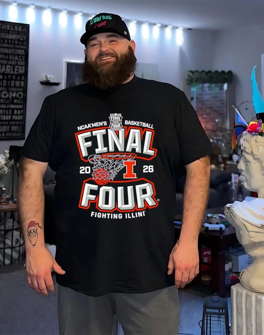 Illinois Men’s Basketball March Madness 2026 Final Four Hoop shirt