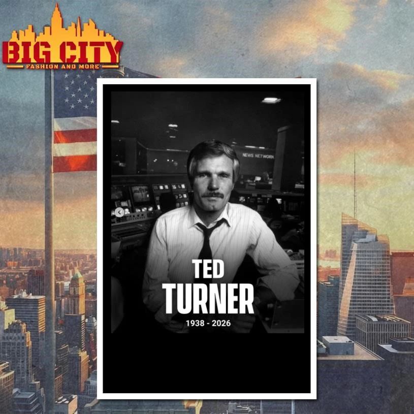 Ted Turner CNN 1938-2026 RIP Shirt
