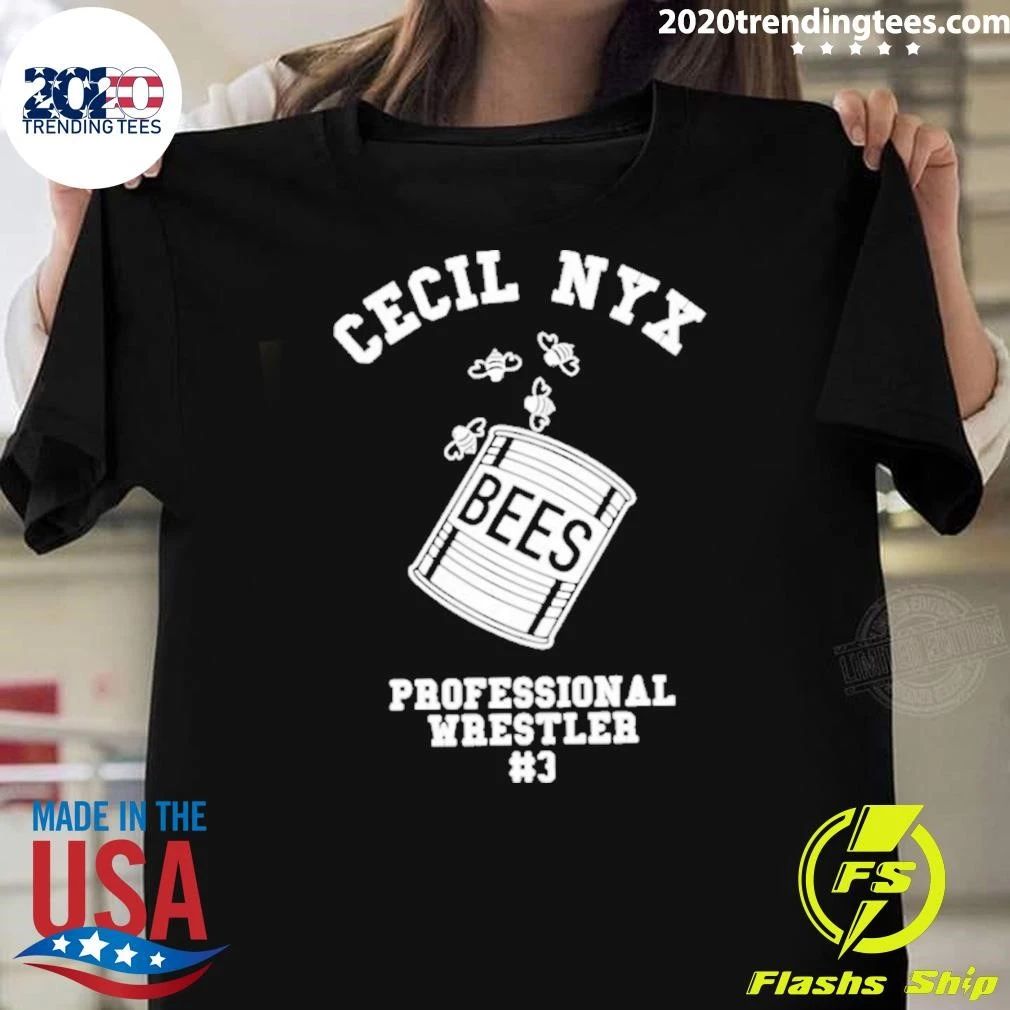 Cecil Nyx Bees Professional Wrestler Shirt