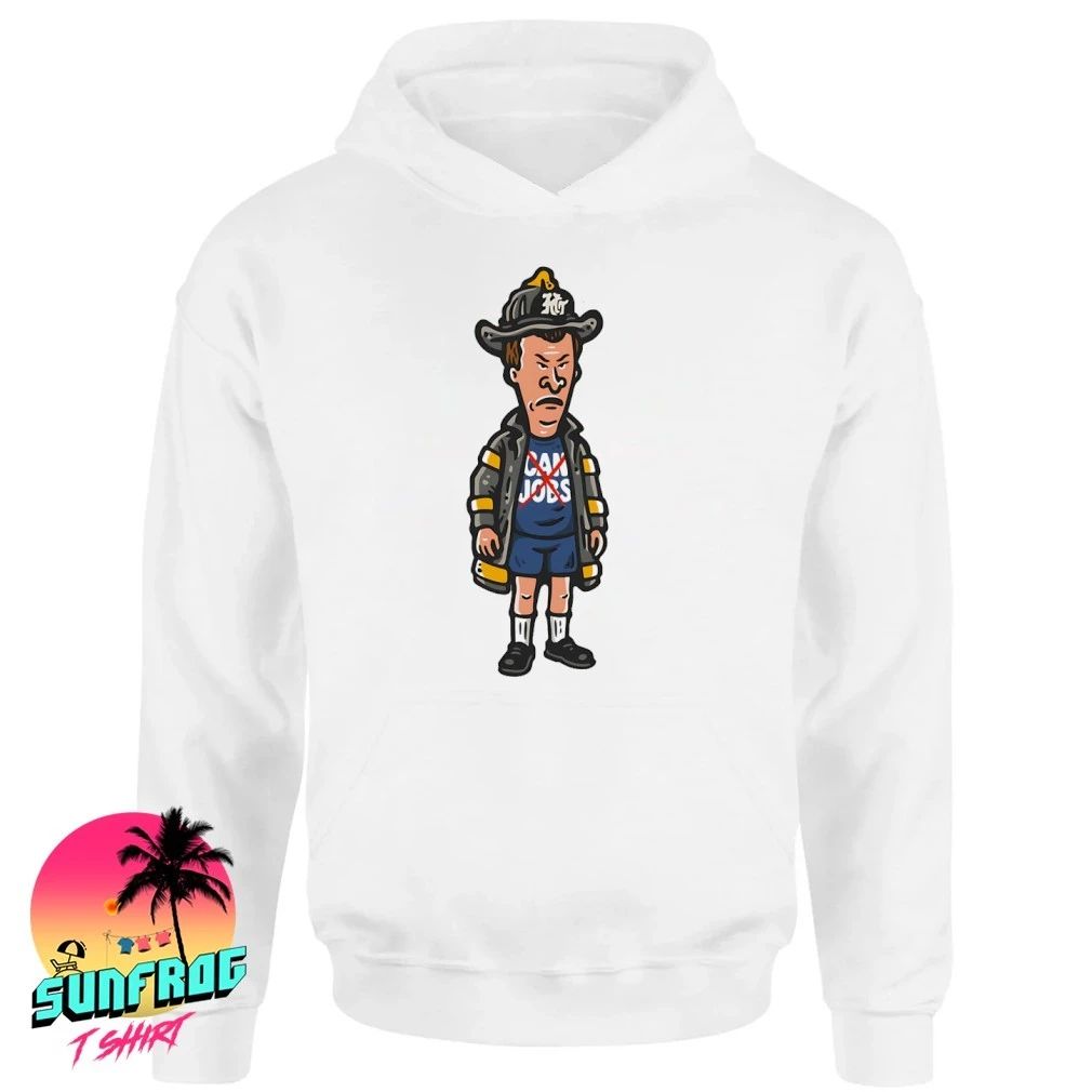 Butt-Head canman firefighter graphic shirt