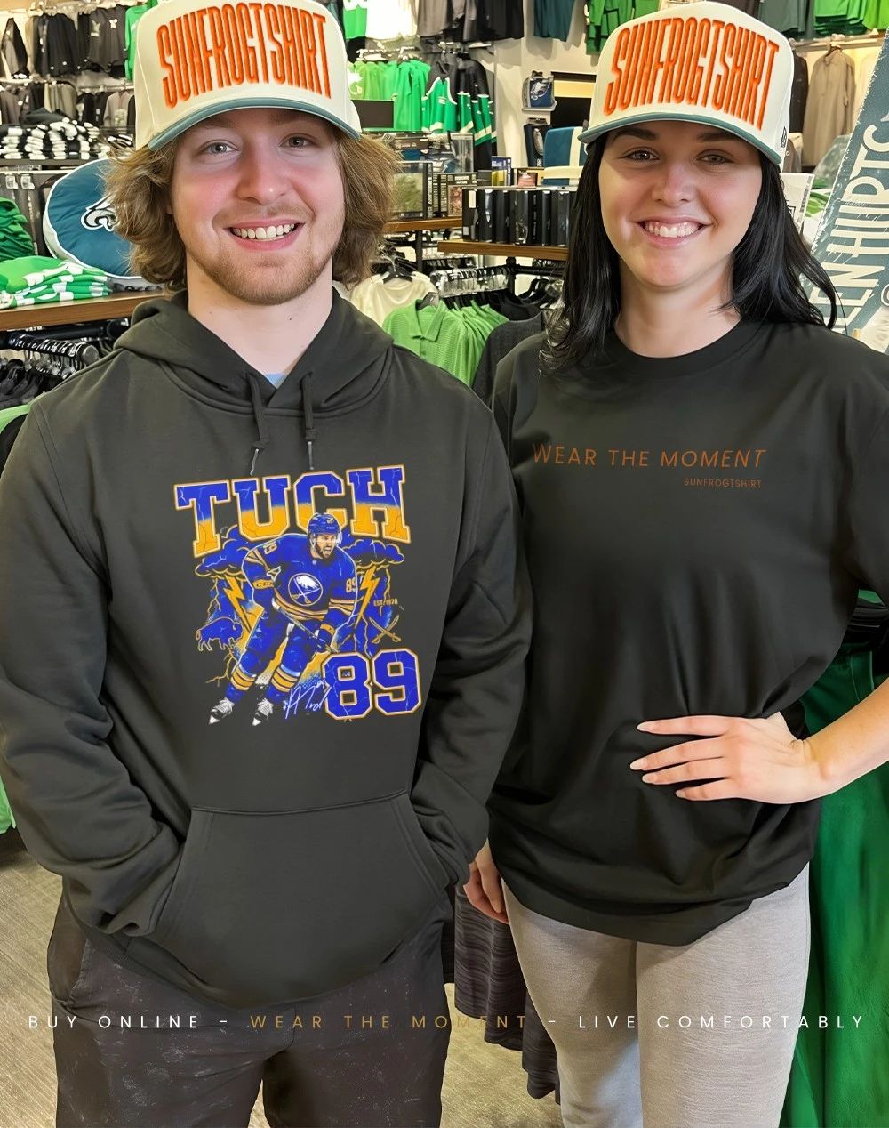 Alex Tuch Buffalo Sabers 89 graphic signature shirt