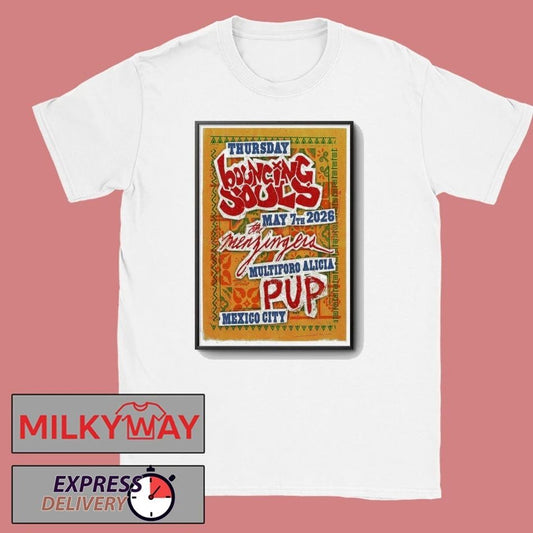 May 7 2026 Tour The Bouncing Souls Mexico, City Poster shirt