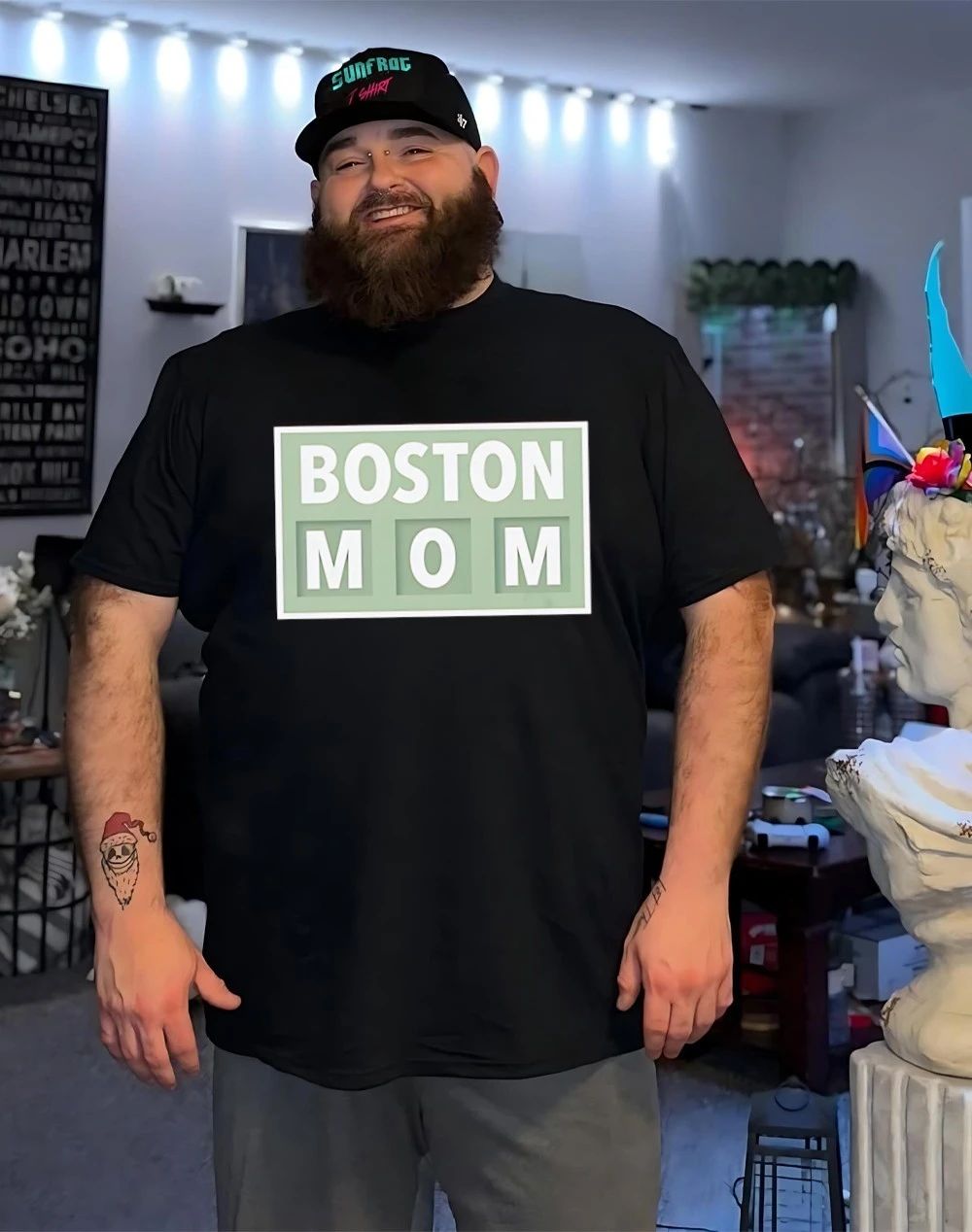 Boston Mom Scoreboard shirt