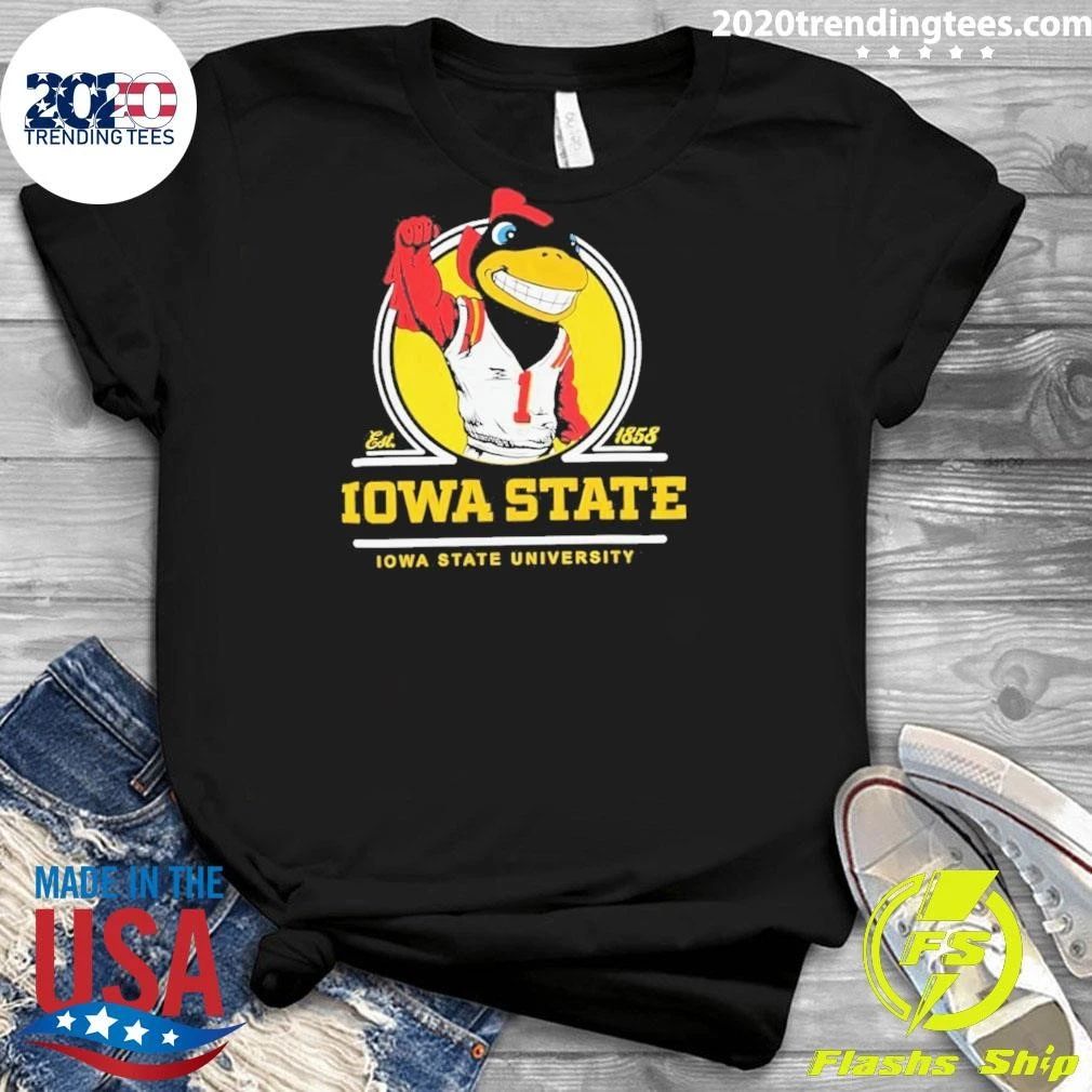 Iowa State Cyclones Emblem Mark ’47 Mascot Shirt