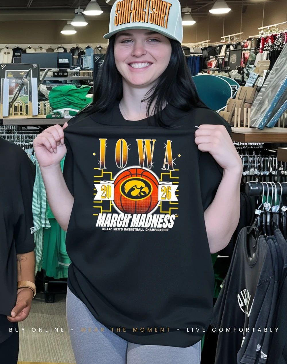 Iowa Hawkeyes MBB 2026 March Madness logo shirt