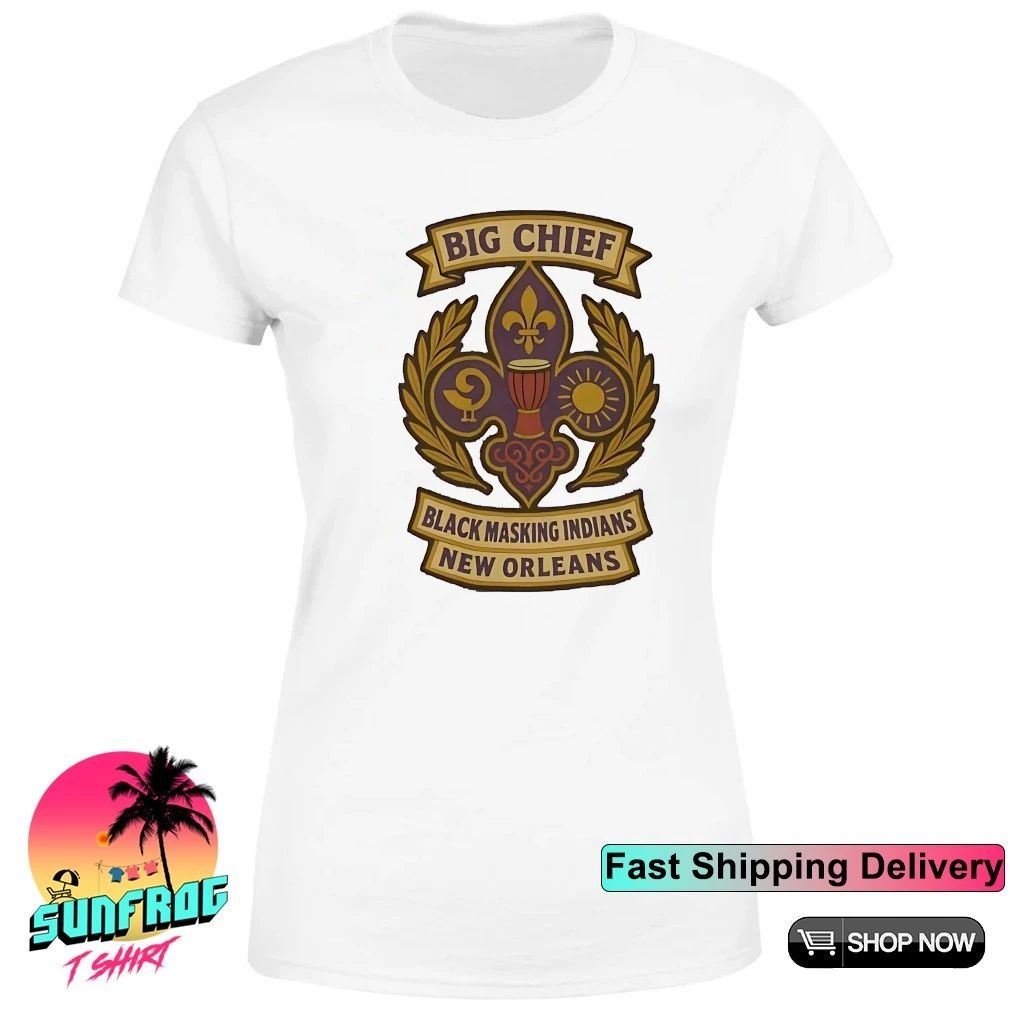 Big chief black masking Indians New Orleans shirt