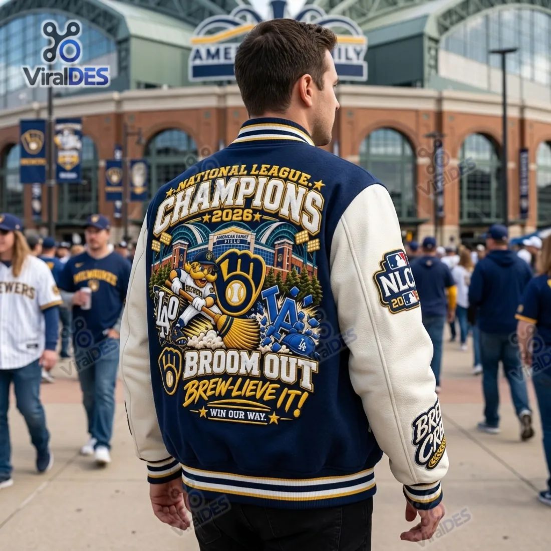 Milwaukee Brewers 2026 World Series Baseball Jacket