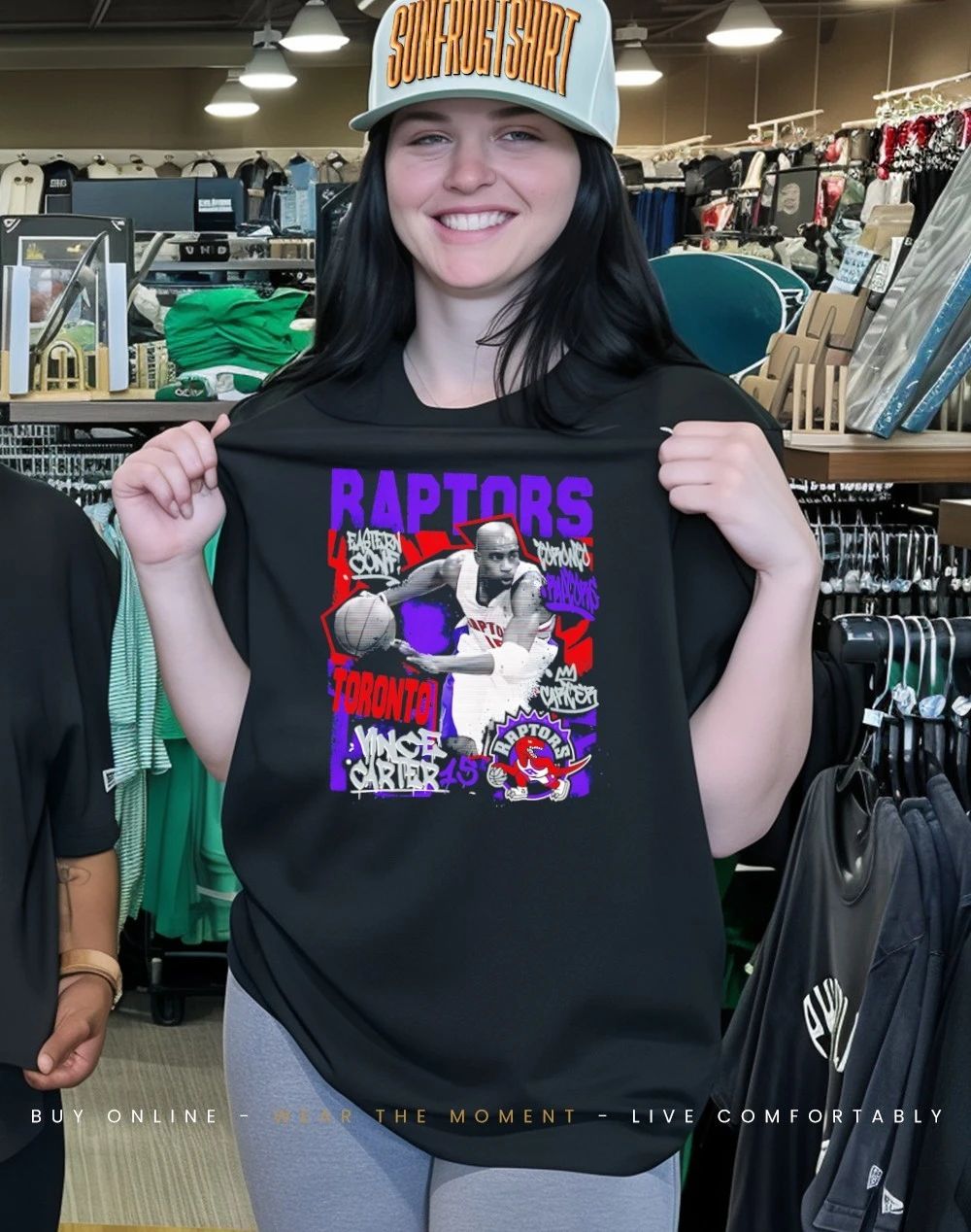 Vince Carter Toronto Raptors Chalked Up Player paint shirt