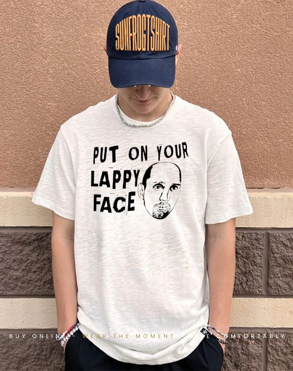 Put On Your Lappy Face graphic shirt