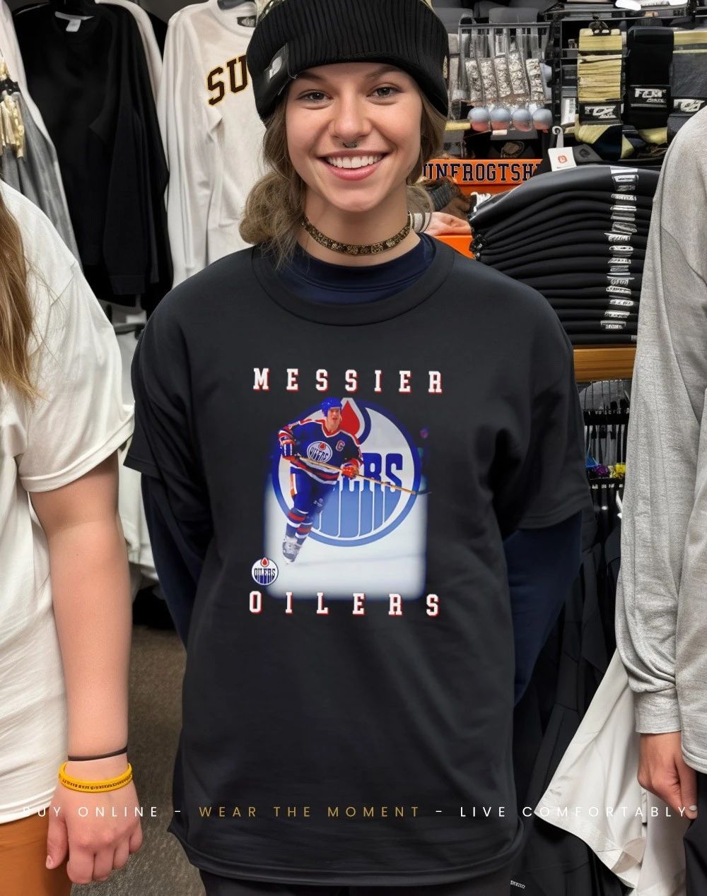 Edmonton Oilers Mark Messier player collage ’26 shirt