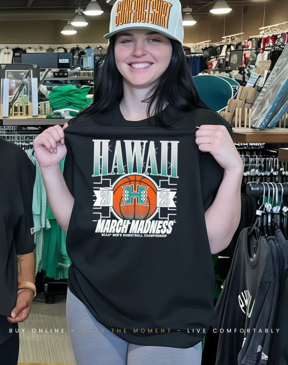 Hawaii Rainbow Warriors MBB 2026 March Madness logo shirt