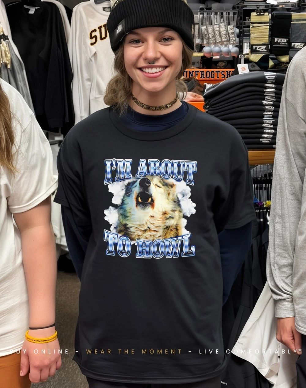 I’m about to howl Minnesota Timberwolves graphic shirt