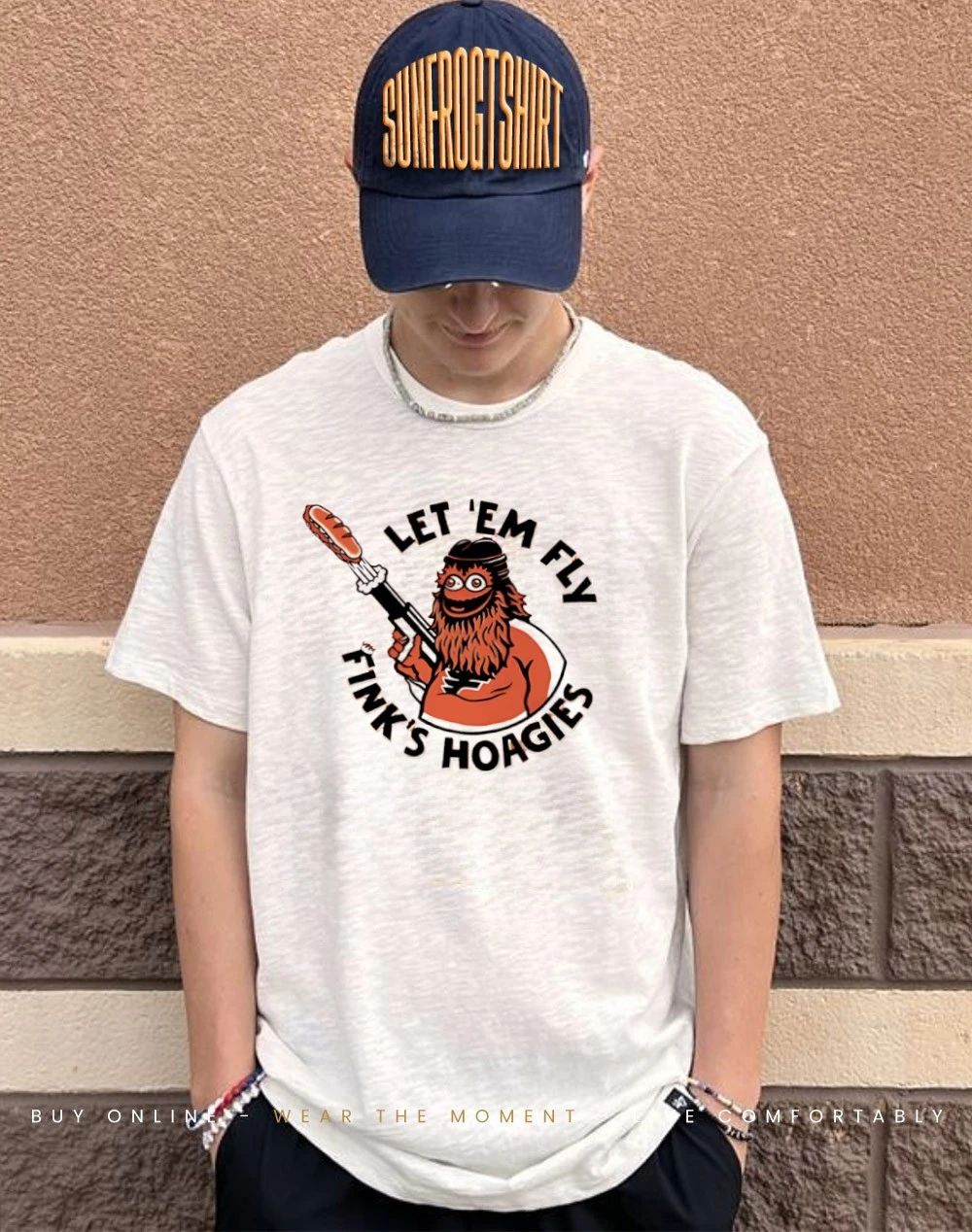 Gritty Philadelphia Flyers Let Em Fly Fink’s Hoagies shirt