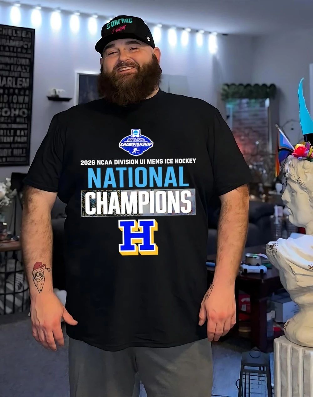 Hamilton College Continentals 2026 Ncaa Division III Men’s Ice Hockey National Champions Logo shirt