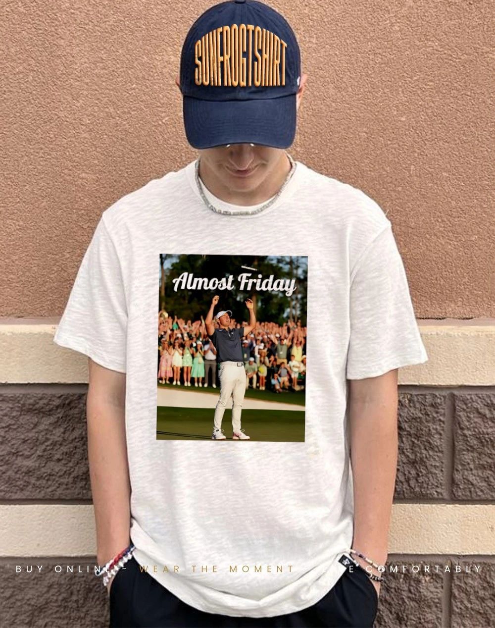 Almost Friday Golf Rory McIlroy Celebrating shirt