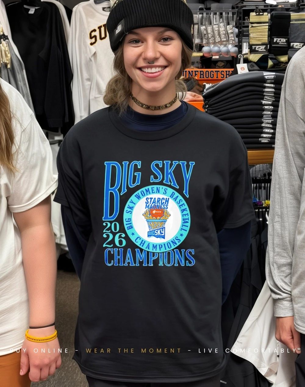 Idaho Vandals 2026 Big Sky Women’s Basketball Champions logo shirt
