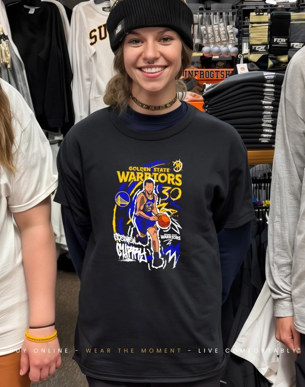 Stephen Curry Golden State Warriors Chalked Up Player paint shirt