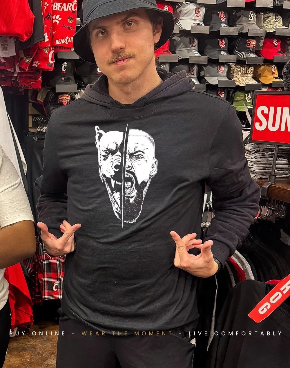 Bron Breakker Split Face graphic shirt