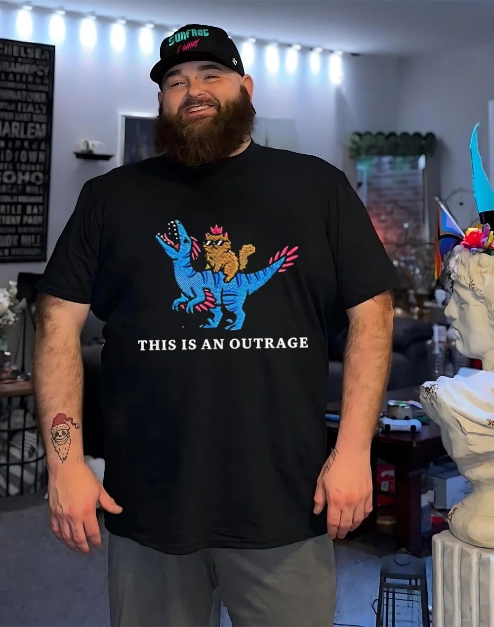 This Is An Outrage Dungeon Crawler Carl cartoon shirt