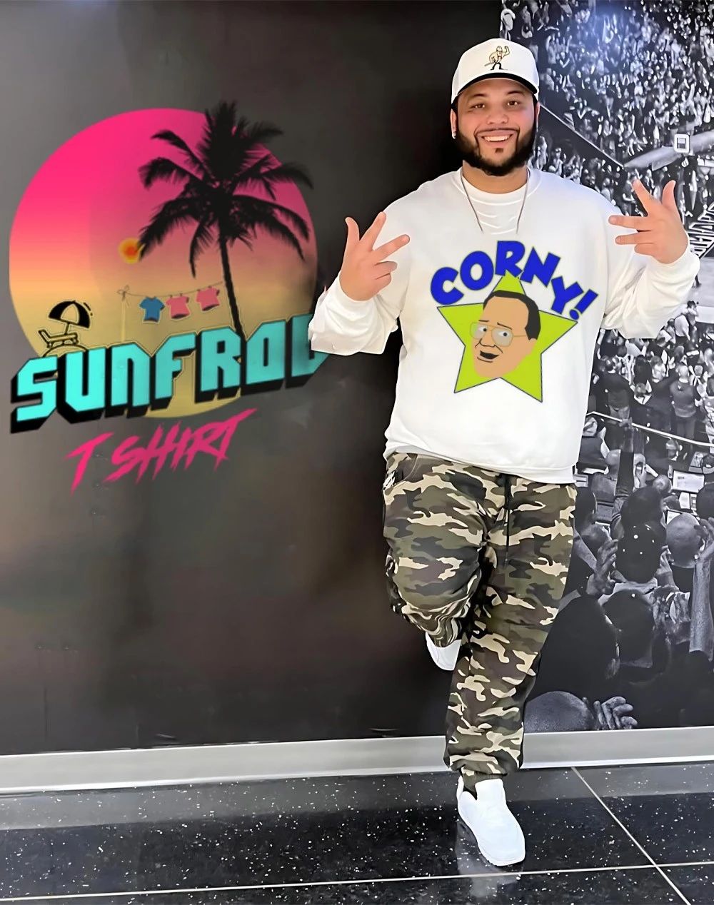 Jim Cornette corny star shirt