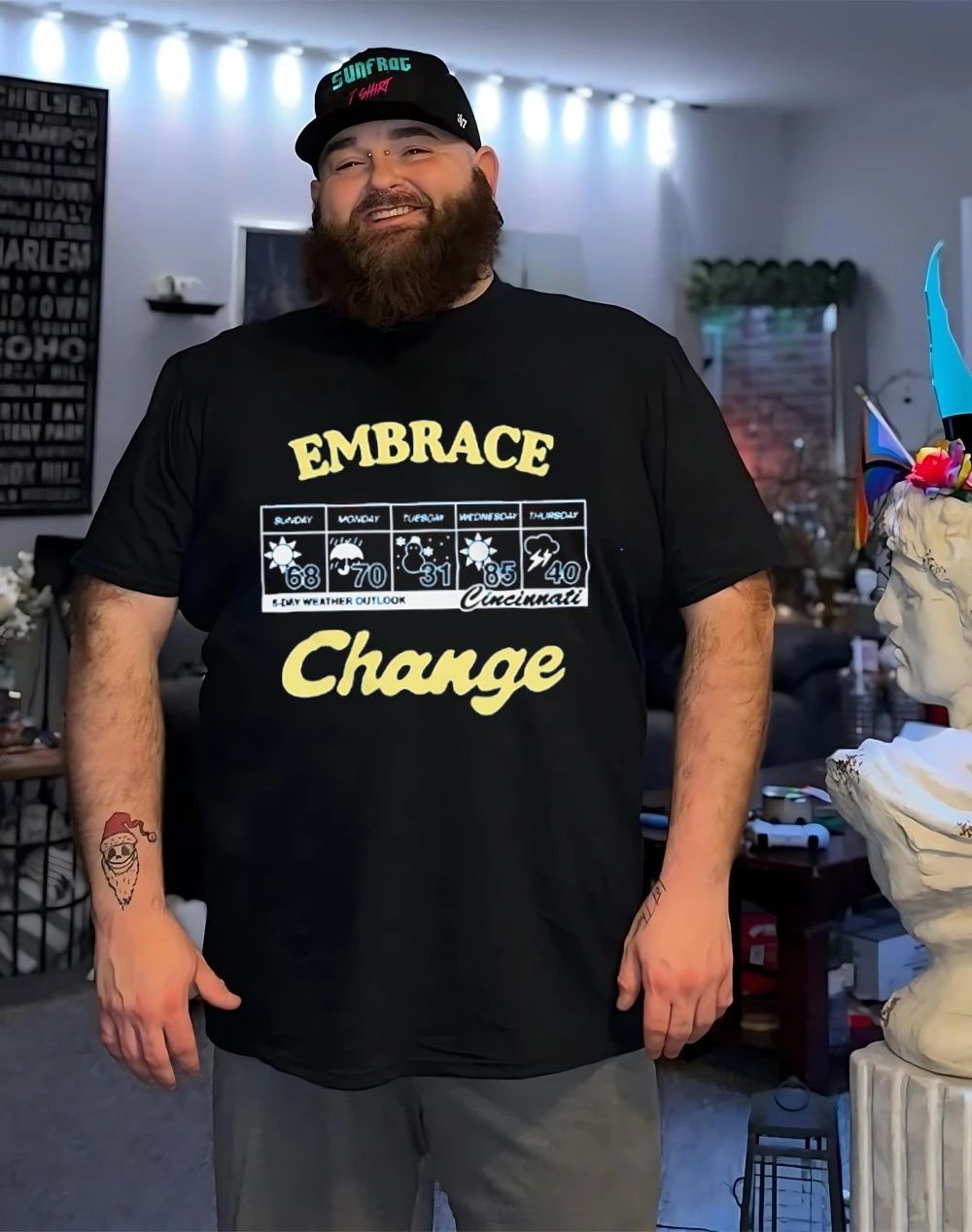 Embrace Change Cincinnati 5 Day Weather Outlook shirt