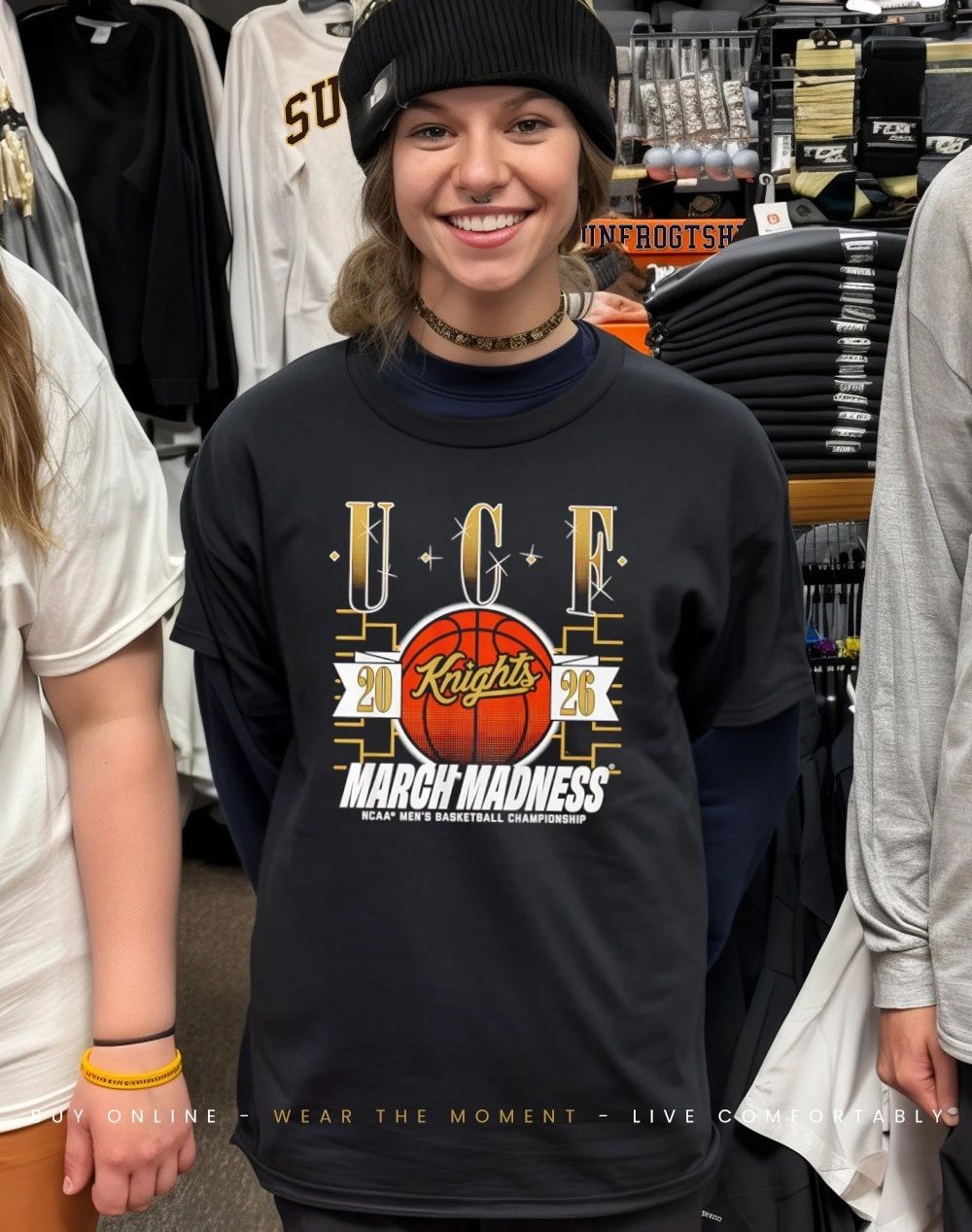 UCF Knights MBB 2026 March Madness logo shirt