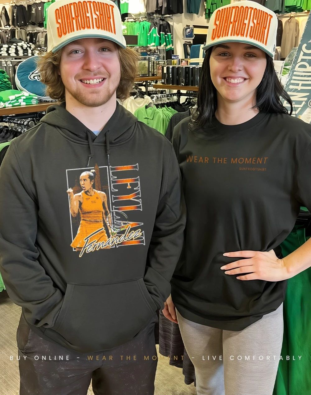 Leylah Fernandez Tennis player Vertical graphic shirt