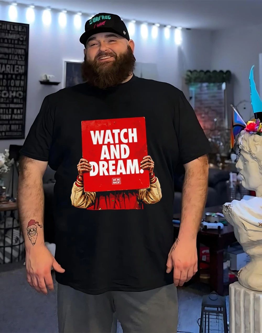 Nebraska Cornhuskers Watch And Dream Sign shirt