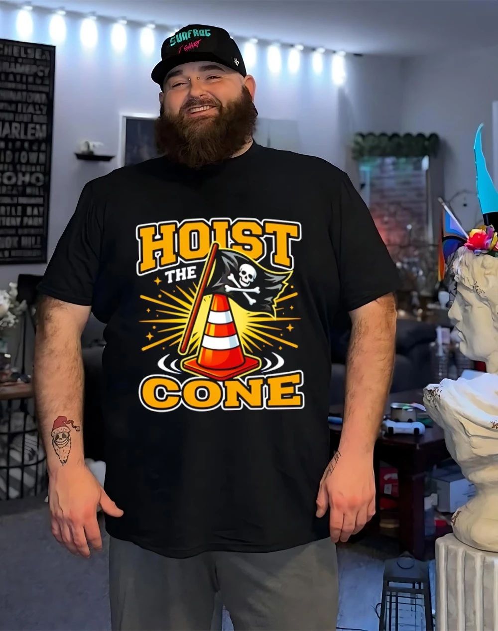 Hoist The Cone Pittsburgh Pirates flag shirt