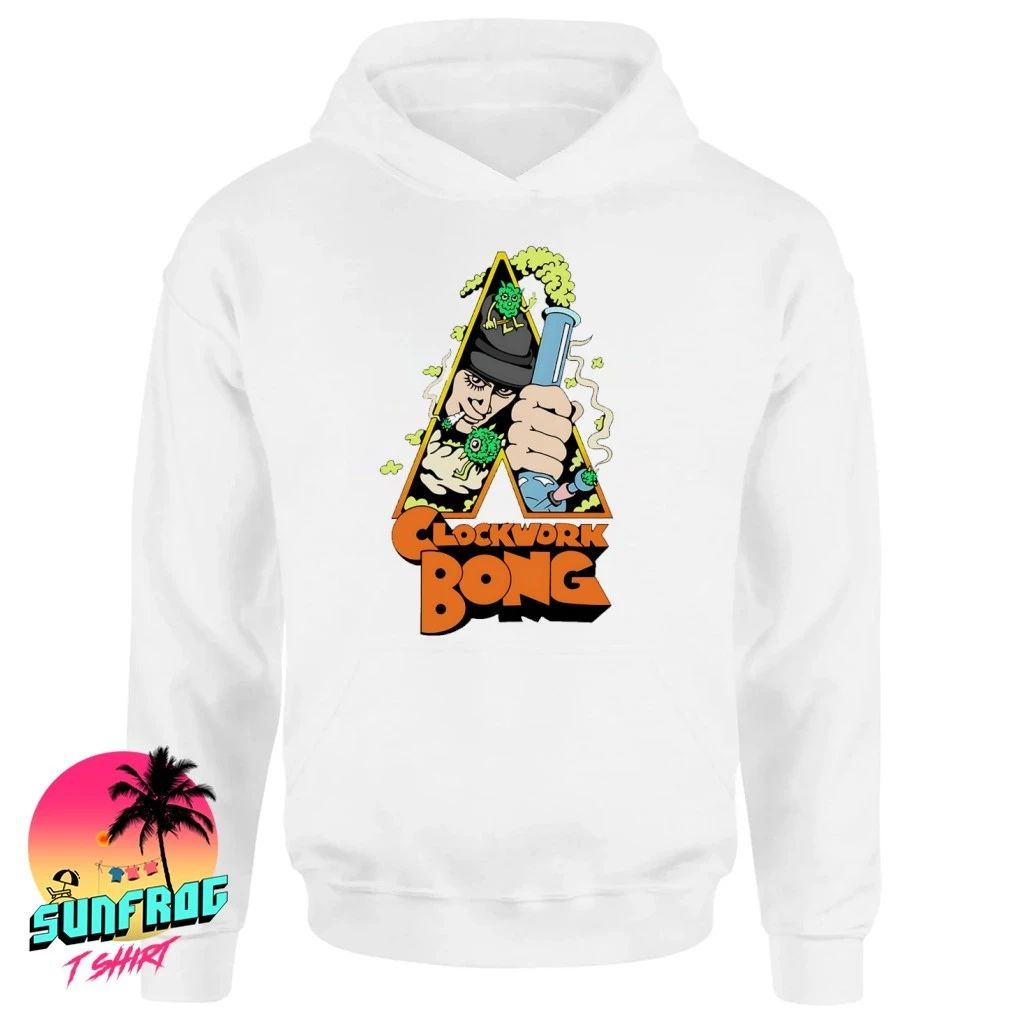 420 Clockwork bong virus lab graphic shirt