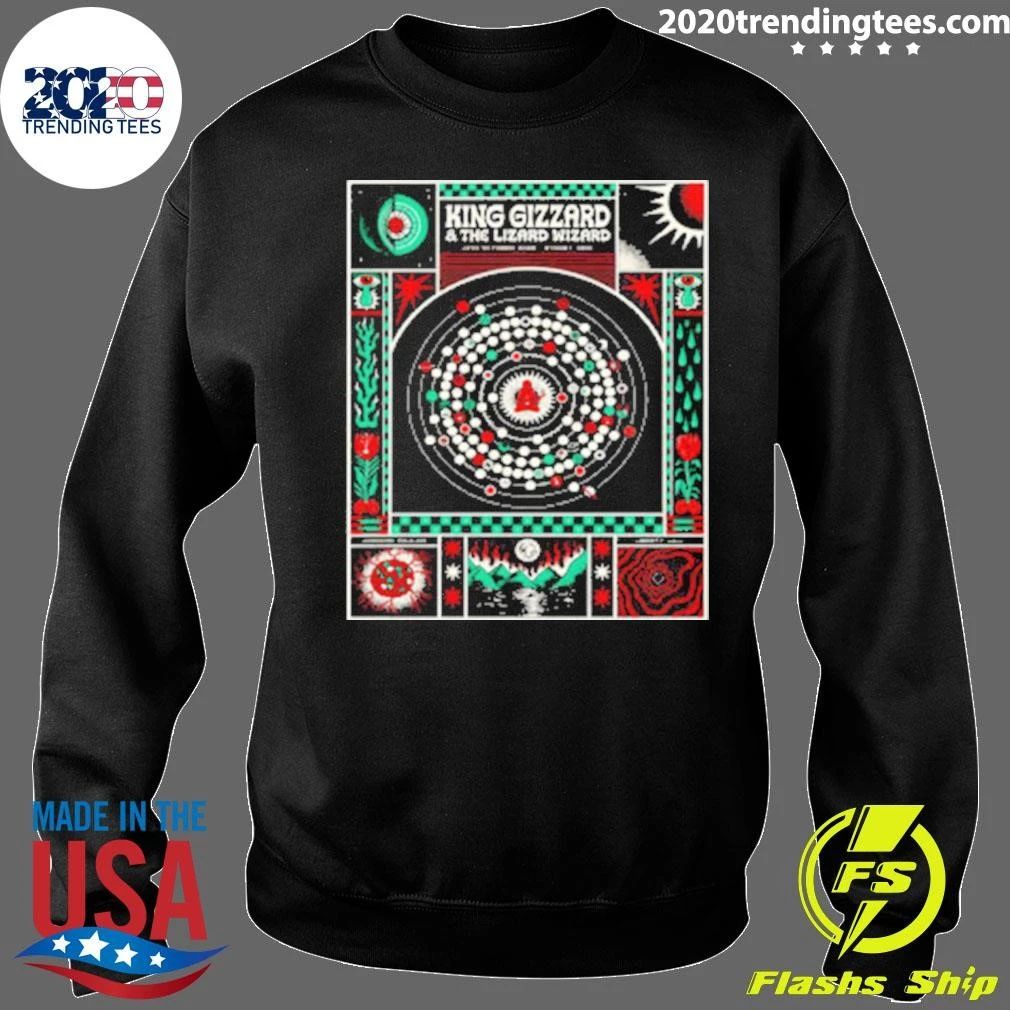 King Gizzard And The Lizard Wizard Sydney Australia 2026 Event Poster At Hordern Pavilion And Liberty Hall On October 14 2026 Shirt