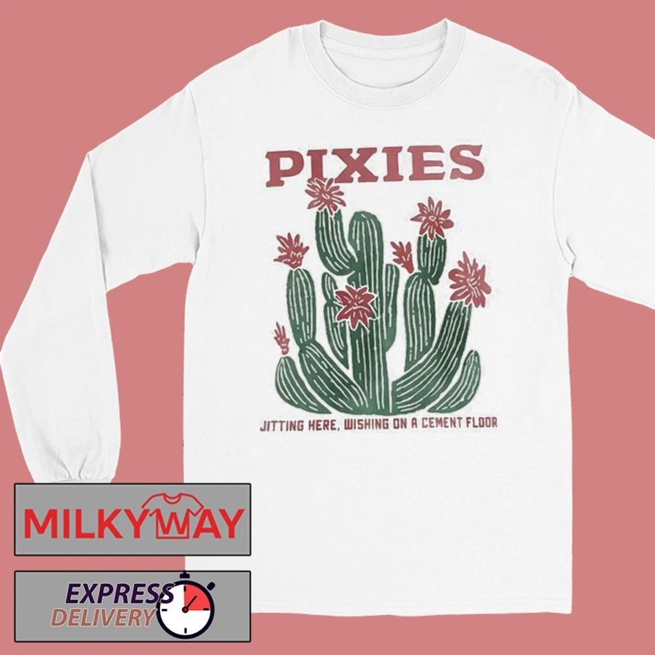 Pixies P40 Asia Tour 2026 Exclusive Merch Cactus Crop shirt