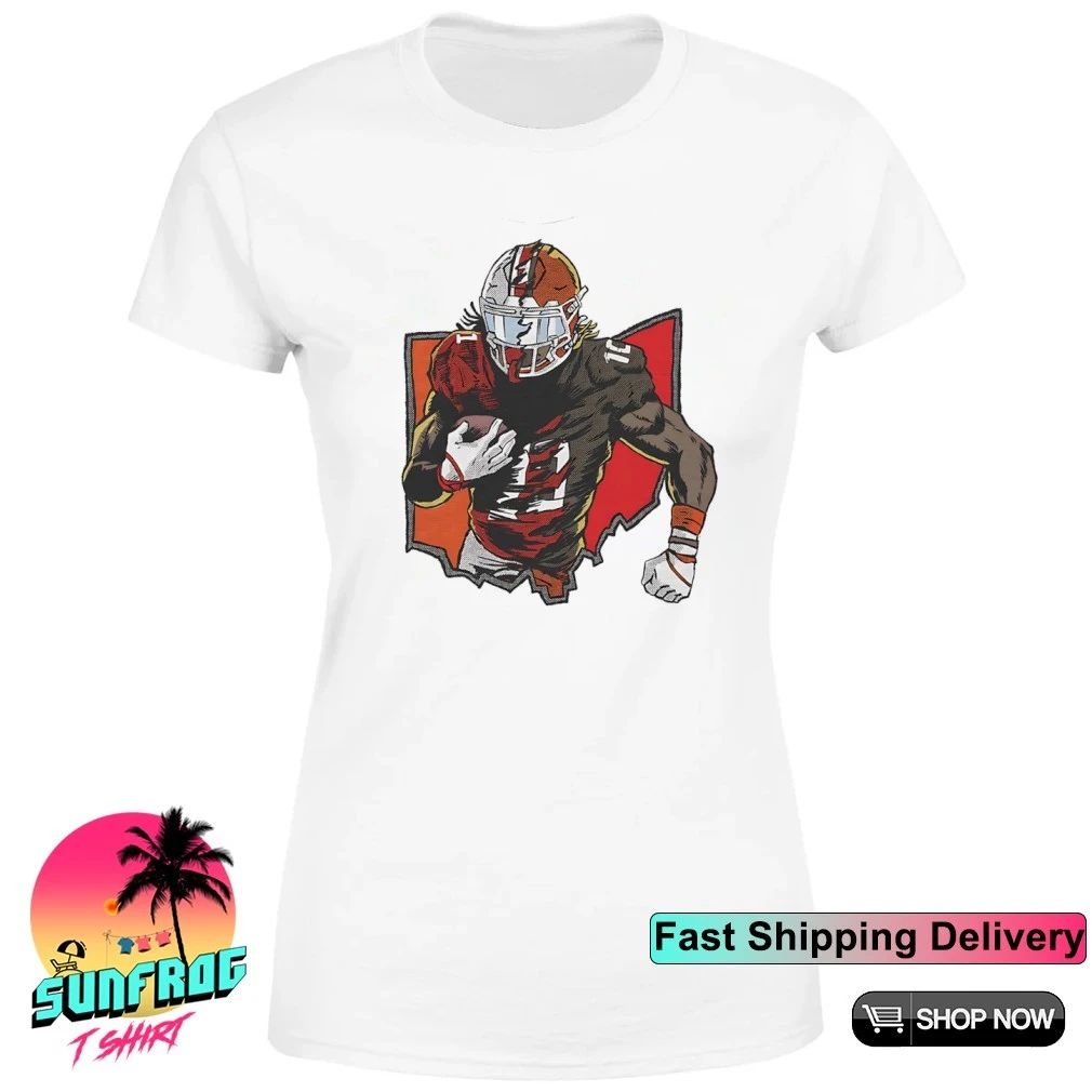 Cleveland Browns OHIO RB player collage shirt