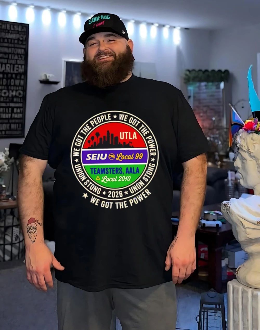 Labor Movement UTLA SEIU AALA We Got The People city skyline shirt