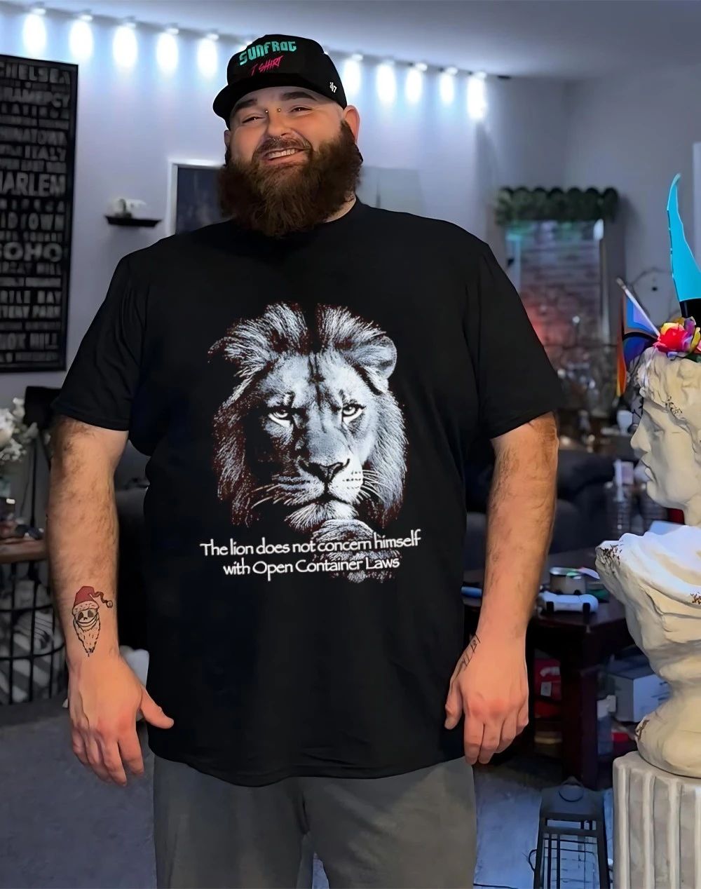 The lion does not concern himself with open container laws humor shirt