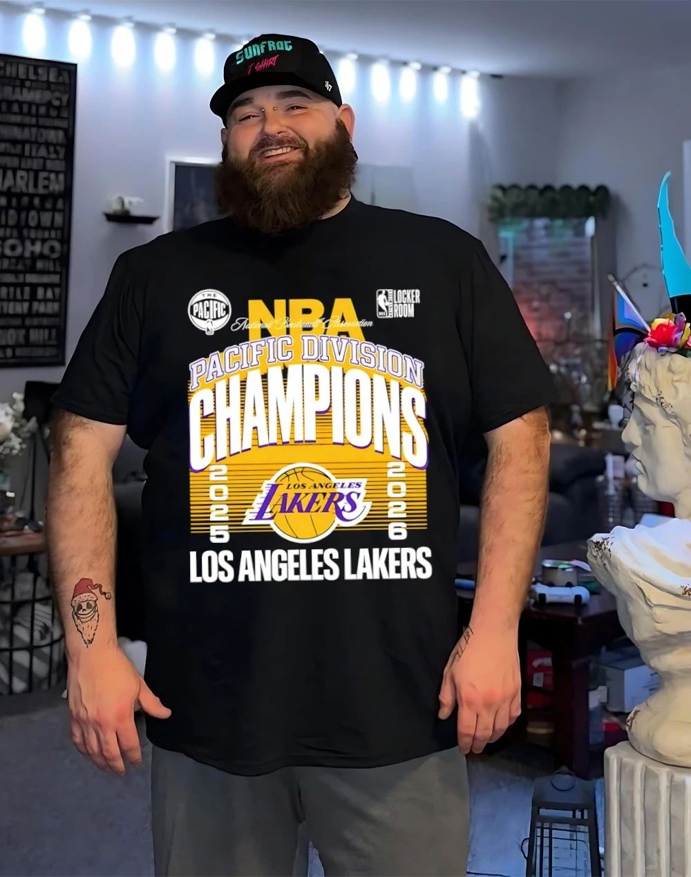 Los Angeles Lakers 2026 NBA Pacific Division Champions Locker Room shirt