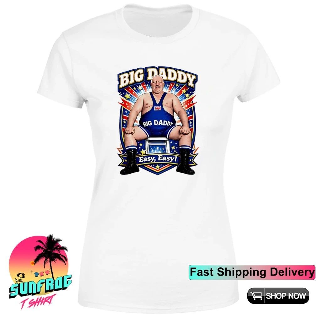 Big Daddy Easy Easy Wrestling graphic shirt