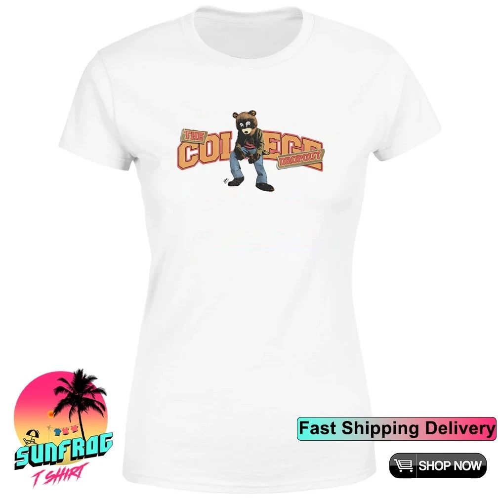 Old Kanye The College Dropout graphic shirt