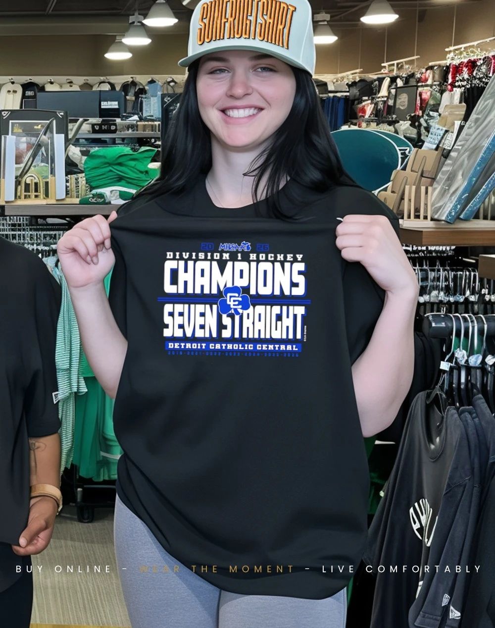Detroit Catholic Central 2026 MHSAA Hockey D1 Seven Straight Champions shirt