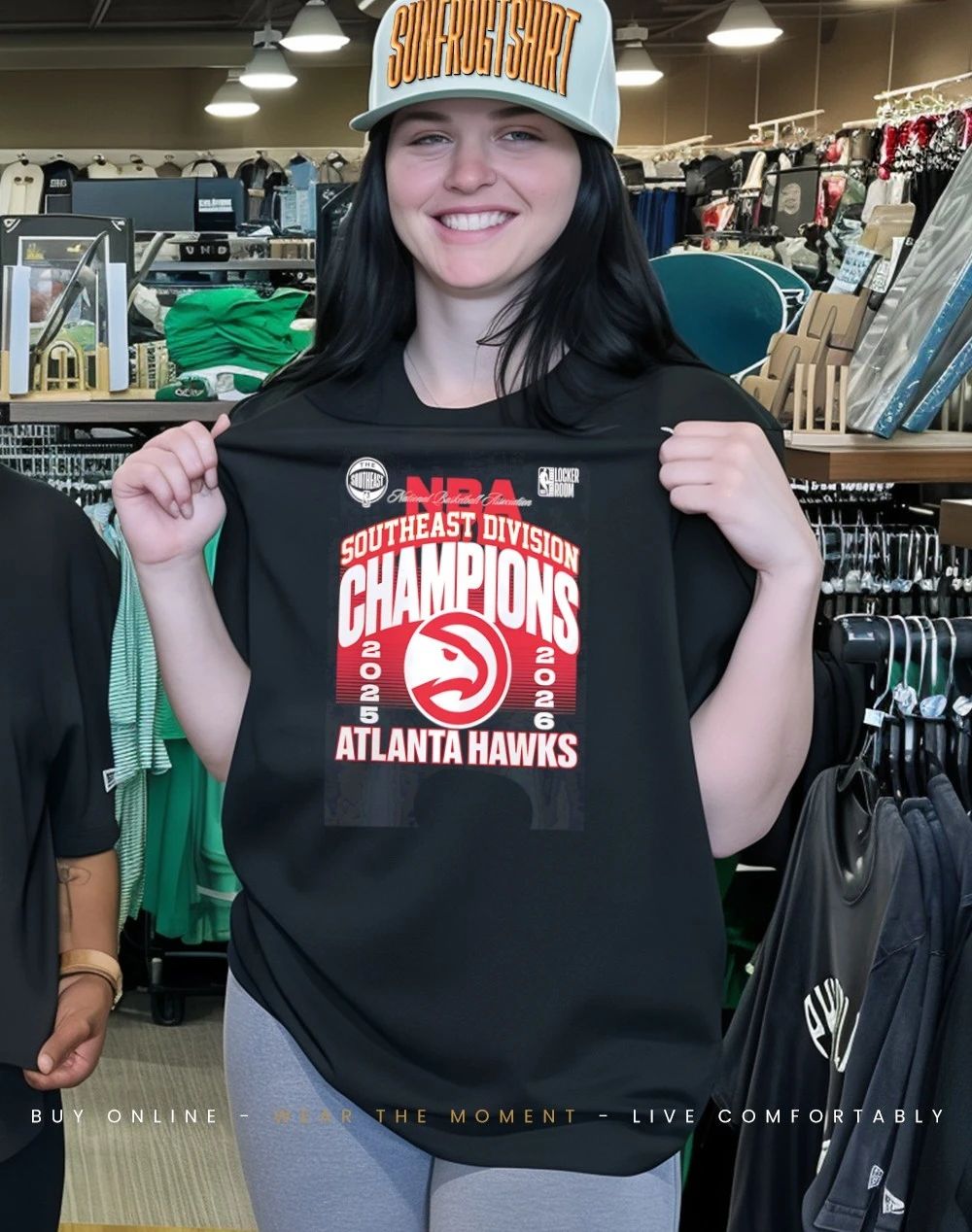 Atlanta Hawks 2025 2026 Southeast Division Champions Locker Room shirt