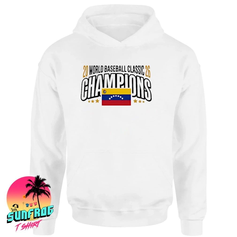Venezuela World Baseball Classic Champions 2026 logo flag shirt