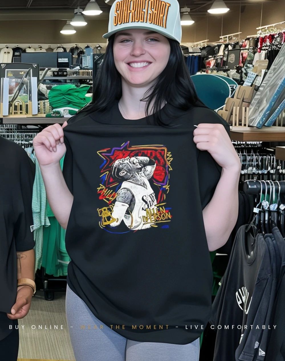 Porter Martone Allen Iverson graphic shirt