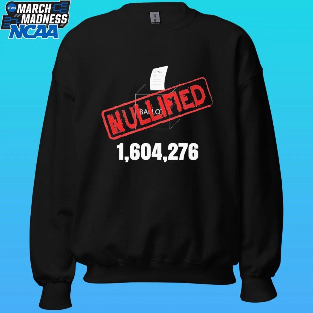 Virginia Redistricting Protest 1,604,276 Nullified Shirt